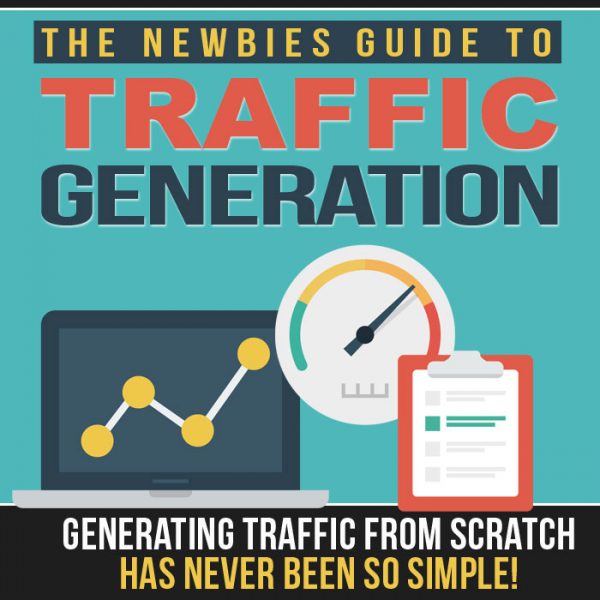 The Newbies Guide to Traffic Generation flat design